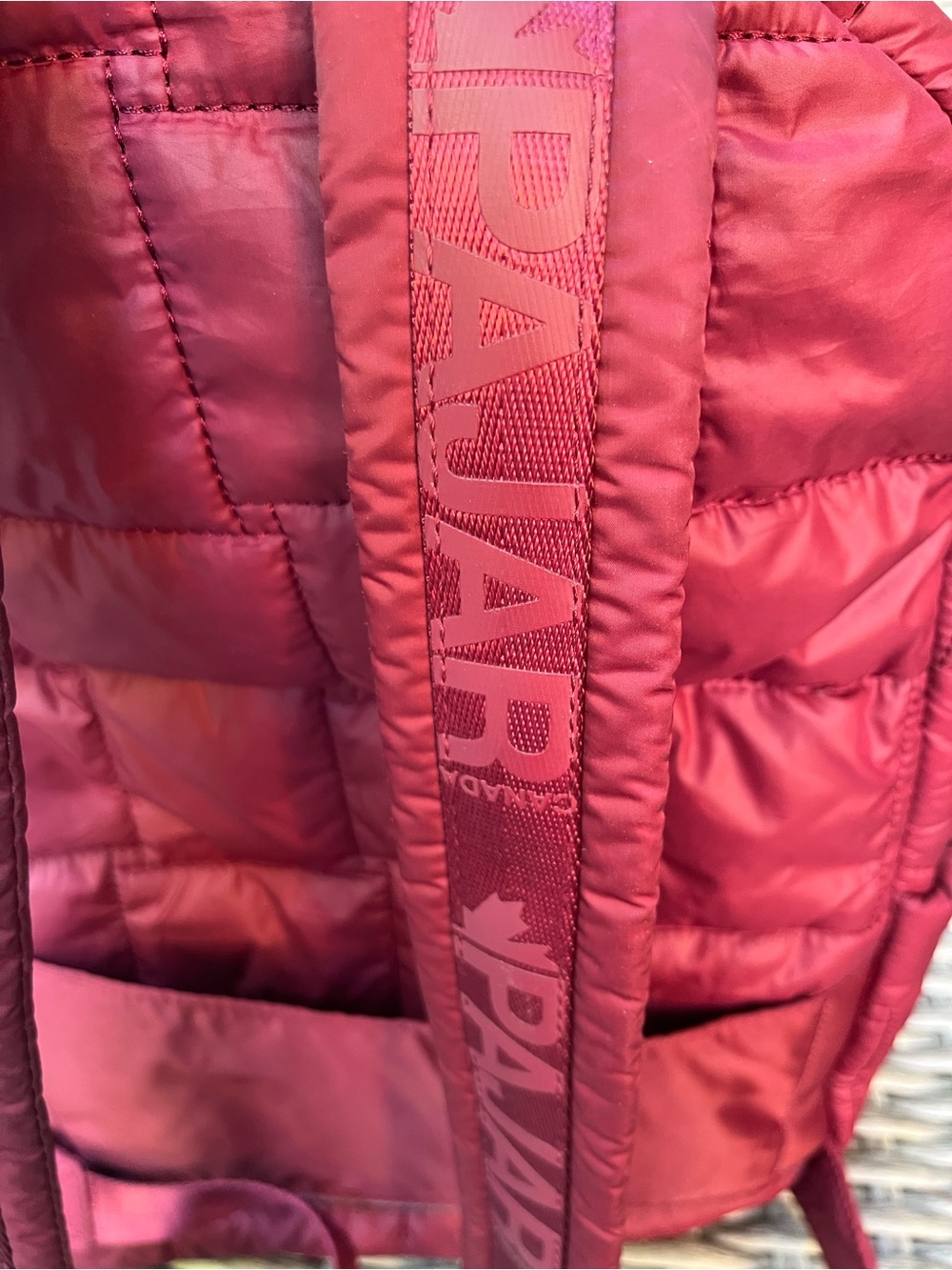 Pajar Quilted Burgundy Backpack - Picture 8 of 13